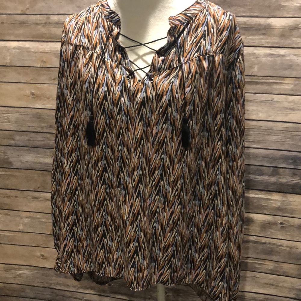 Long sleeve blouse